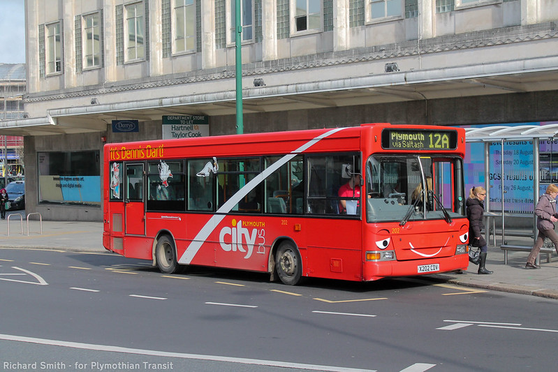 Plymouth Citybus 202 X202CDV