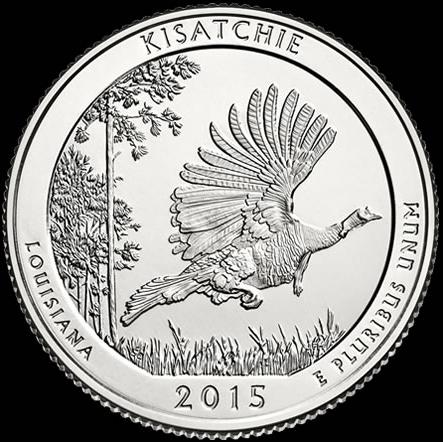 25 Centov USA 2015 P, Kisatchie
