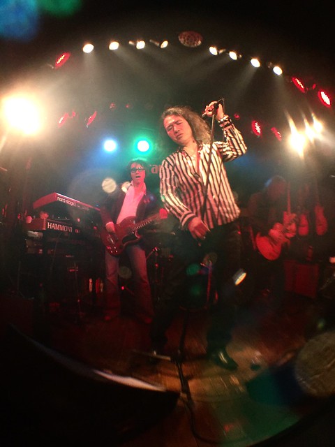 TONS OF SOBS live at Crawdaddy Club, Tokyo, 12 Mar 2017 (fisheyed iphone photo)
