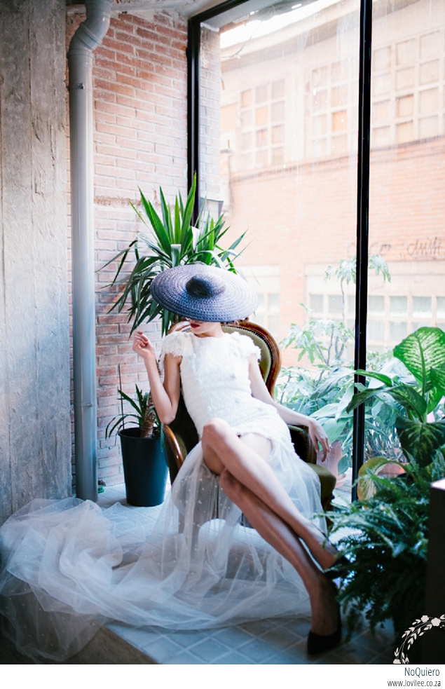 Urban bride styled wedding shoot