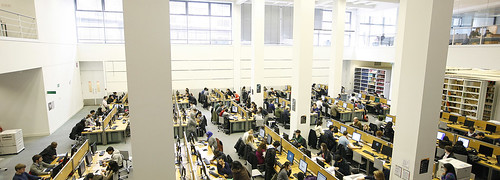 Computer area in library