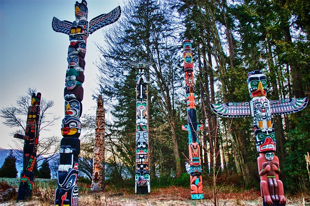 Stanley Park Haida Totem Poles