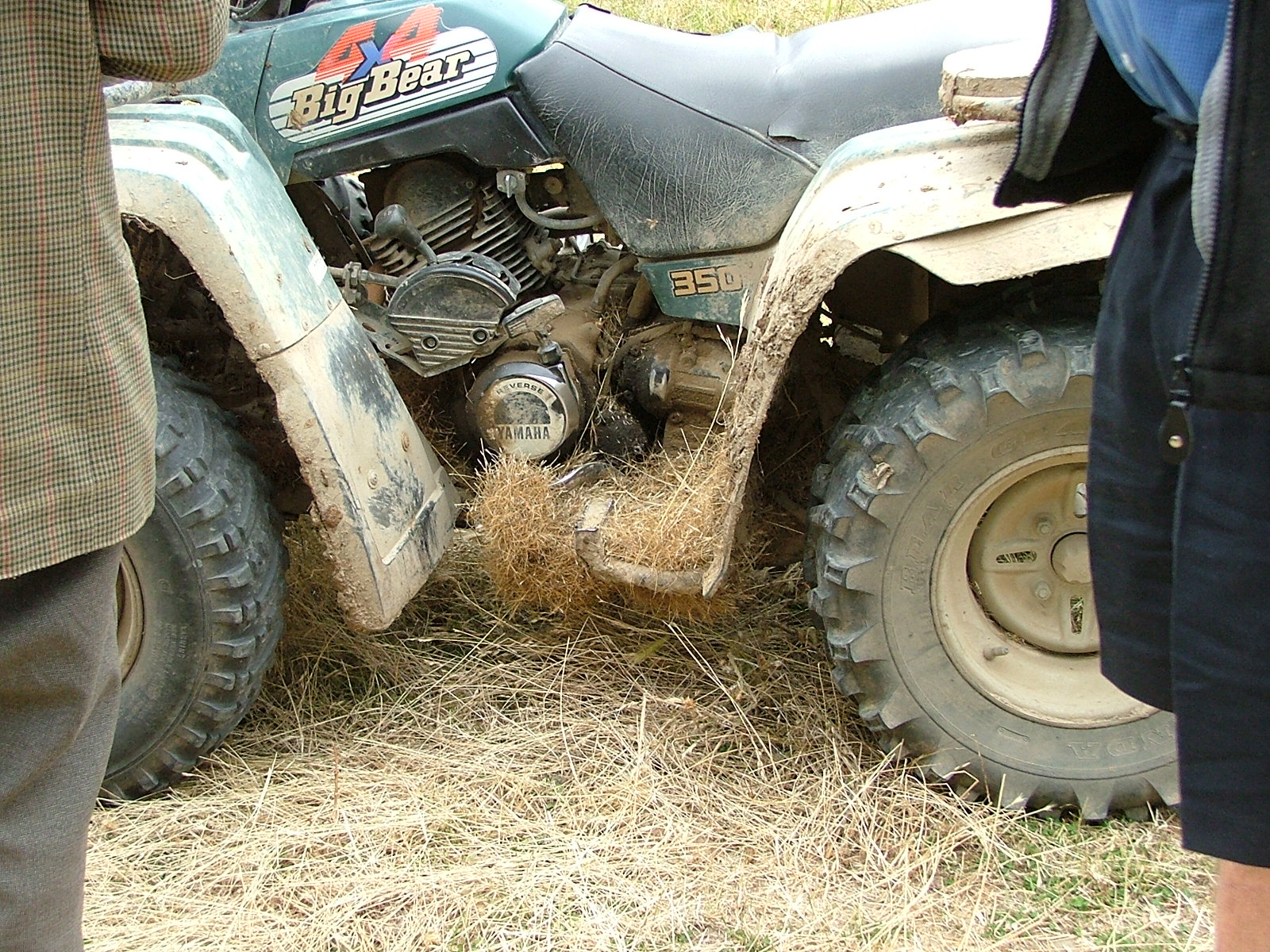 CNG attached to quad bike