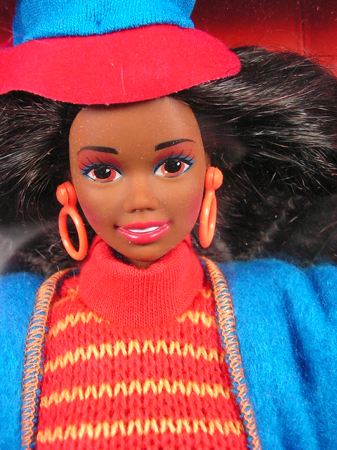 1991 Barbie United Colors Of Benetton Shopping Christie 4887 (5)