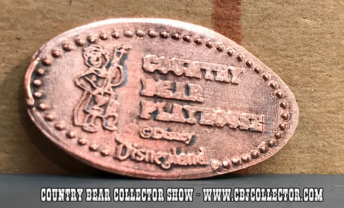 Vintage Disneyland Country Bear Jamboree Pressed Penny - Country Bear Collector Show #092