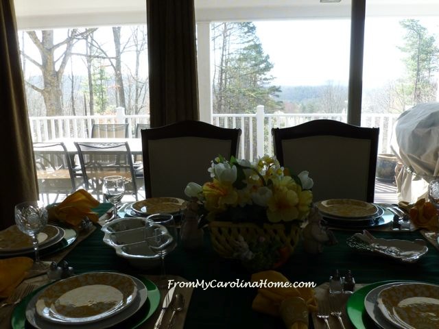 Spring Tablescape @ From My Carolina Home