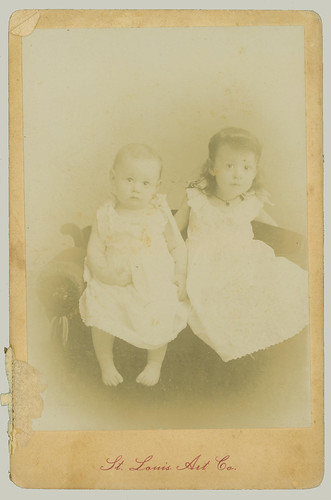 Cabinet Card two children