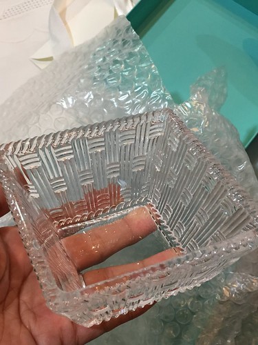 Tiffany glass trinket bowl