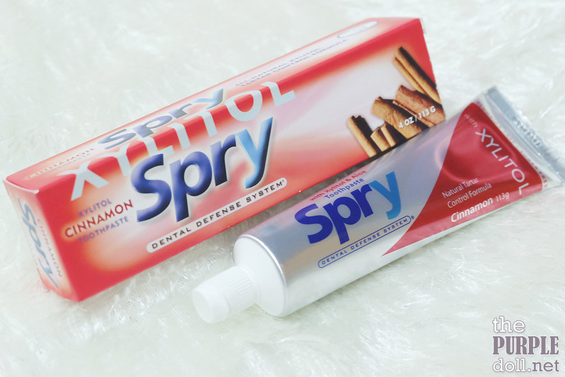 Xylitol Spry Cinnamon Toothpaste
