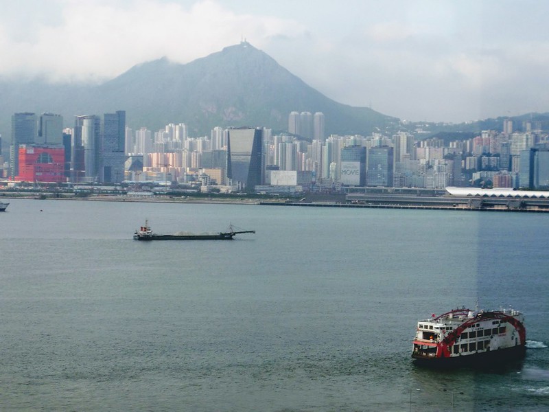 View from room at Ibis North Point Hotel Hong Kong