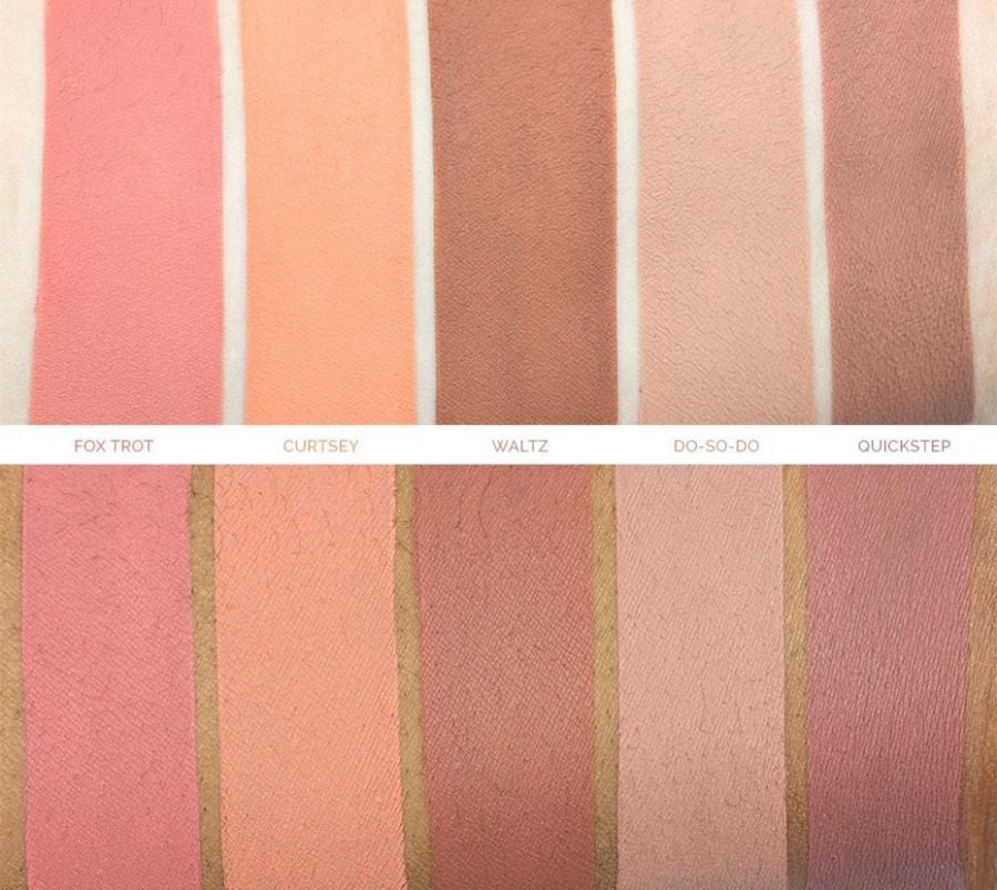 Makeup Geek Showstopper Creme Stain Swatches