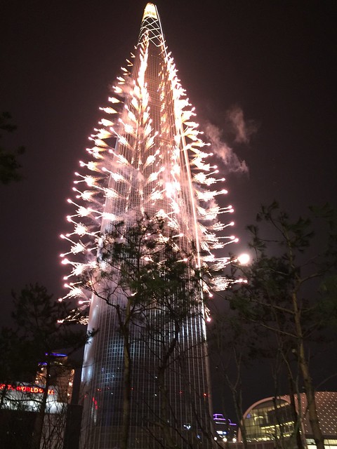 Lotte Tower Fireworks