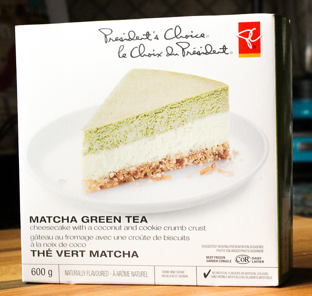 President's Choice Matcha Green Tea Cheesecake