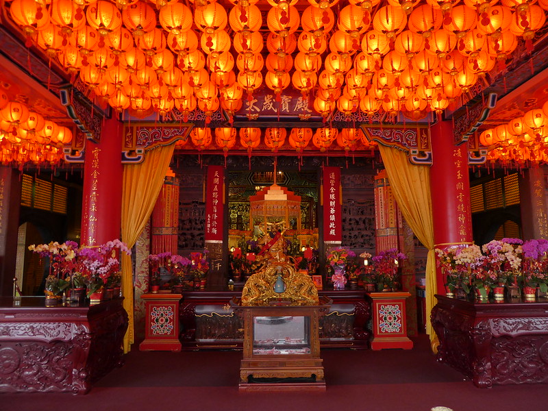 Inside the Zhinan Temple, Taipei