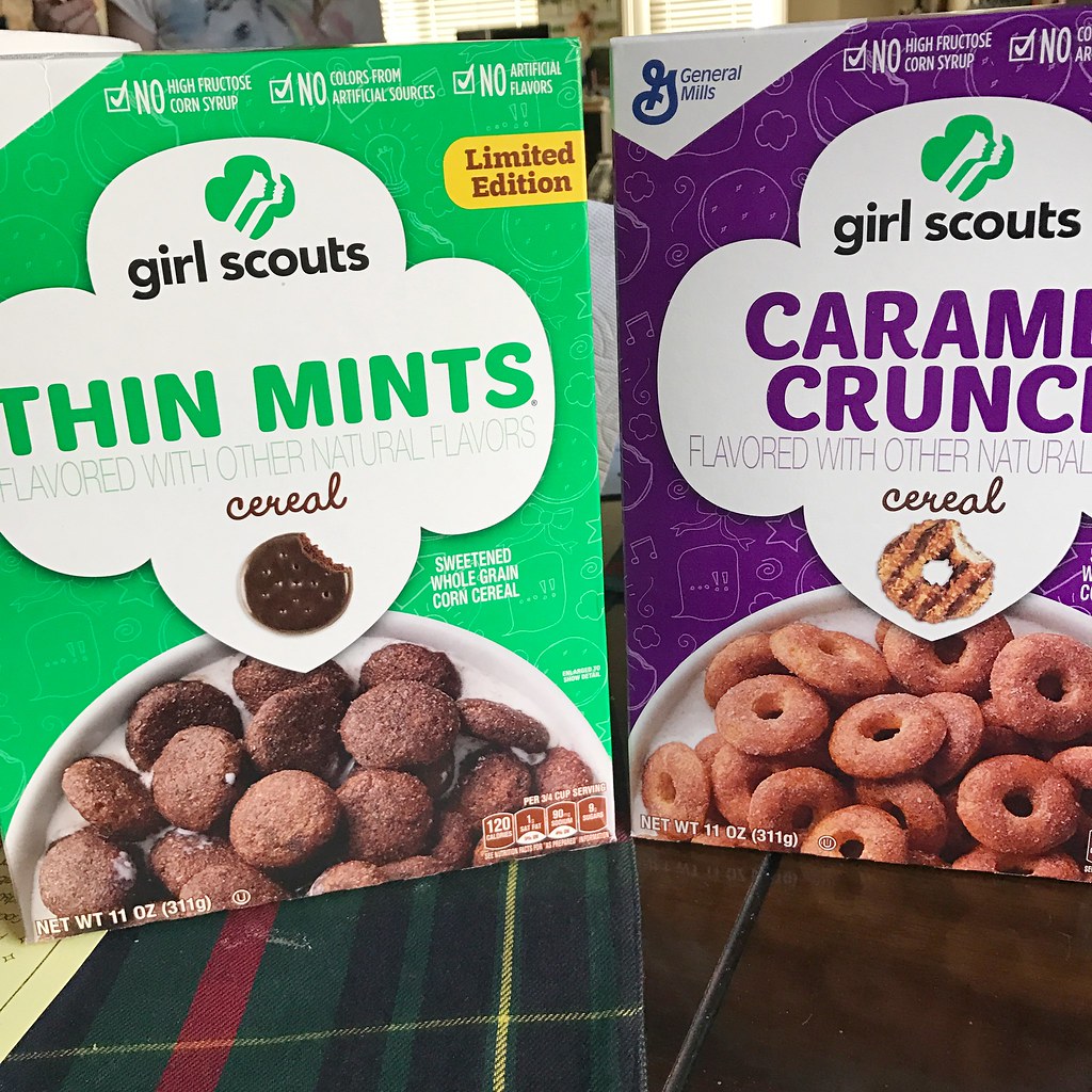 girl scout cookie cereal