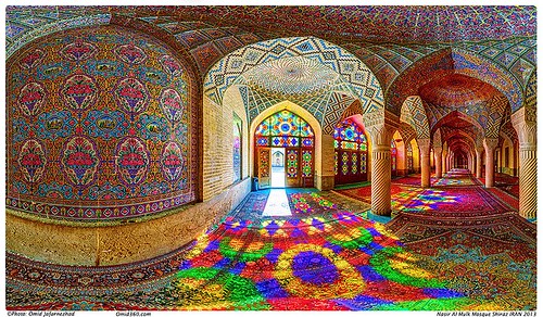 Nasir al-Mulk Mosque, Shiraz, Iran. From Wonders of the Middle East