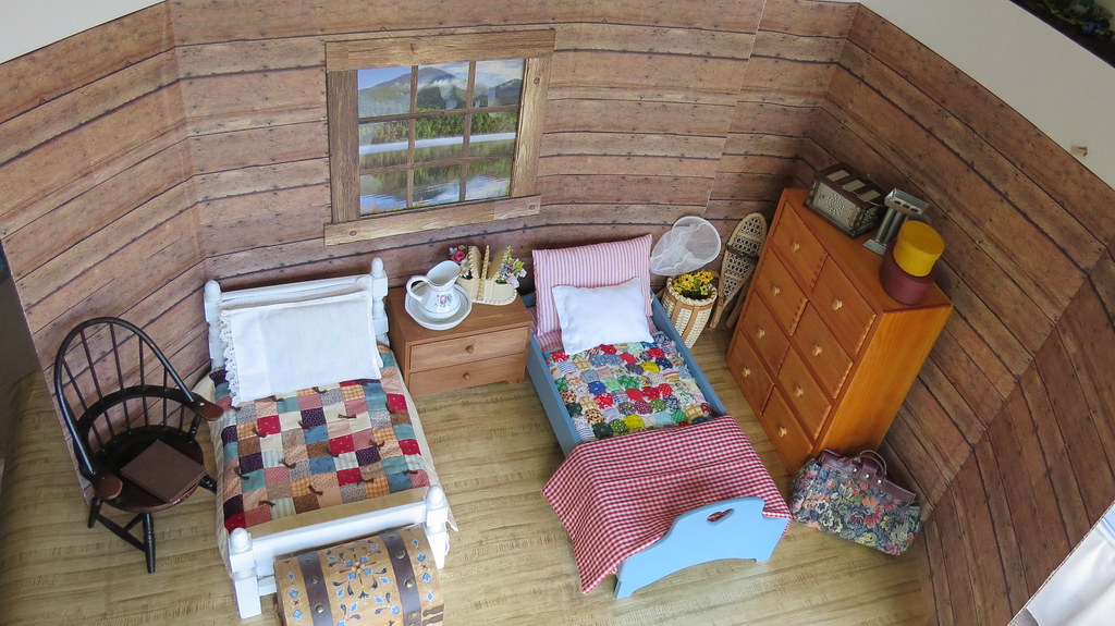 9) behind the scenes - 1/4 scale cabin bedroom diorama (a… | flickr