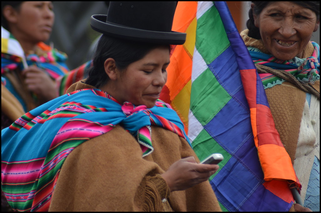 Manifestación en La Paz - BOLIVIA