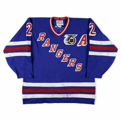 New York Rangers 1991-92 F jersey