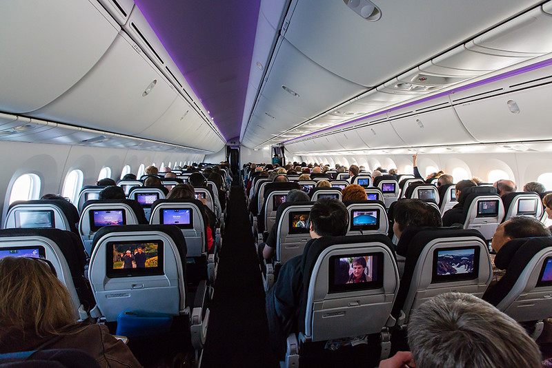 Air New Zealand Boeing 787-9 Economy Class cabin