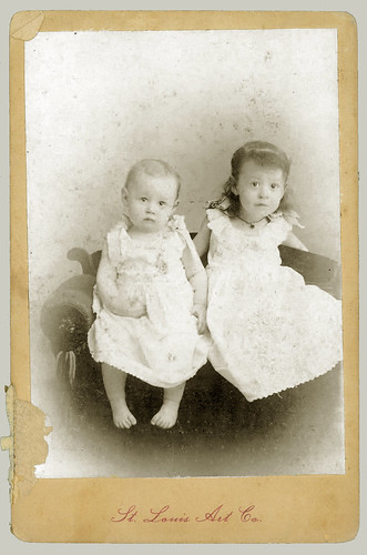 Cabinet Card two children