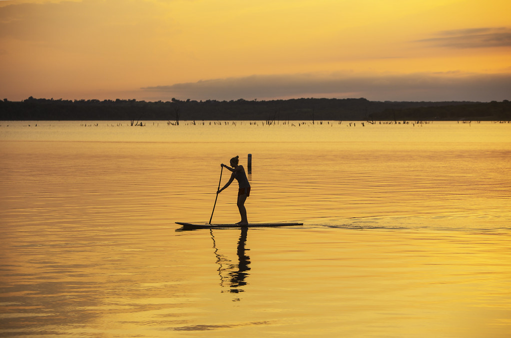 Stand-up paddleboarding