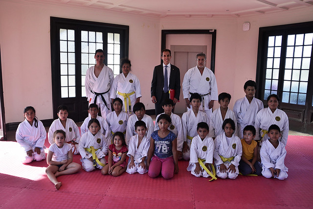 Escuela Bushido Karate Do en Palacio Álamos