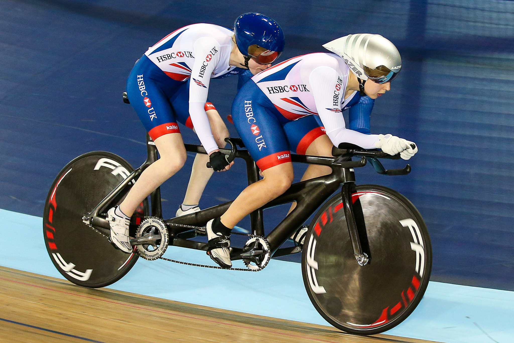 Great Britain Cycling Team at the 2017 UCI Para-cycling Track World Championships - day one