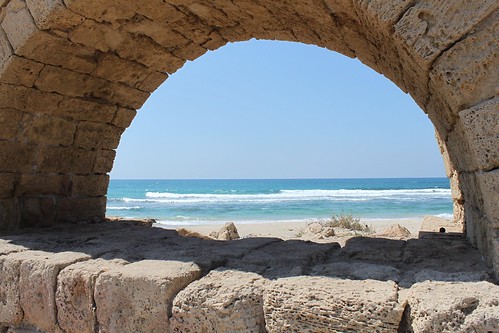 View from Aqueduct beach. From Road Trip! Exploring the Best Beaches in Israel