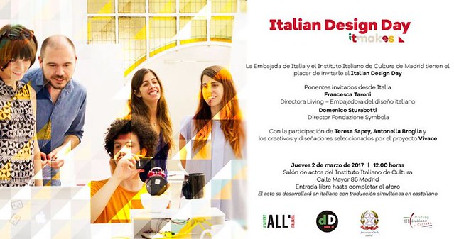 Italian Design Day, 2 de marzo