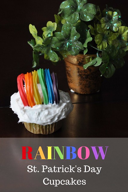 Rainbow St. Patrick's Day Cupcakes