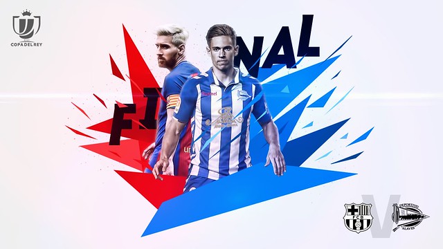 La Final de la Copa del Rey se disputará entre el FC Barcelona y el Alavés