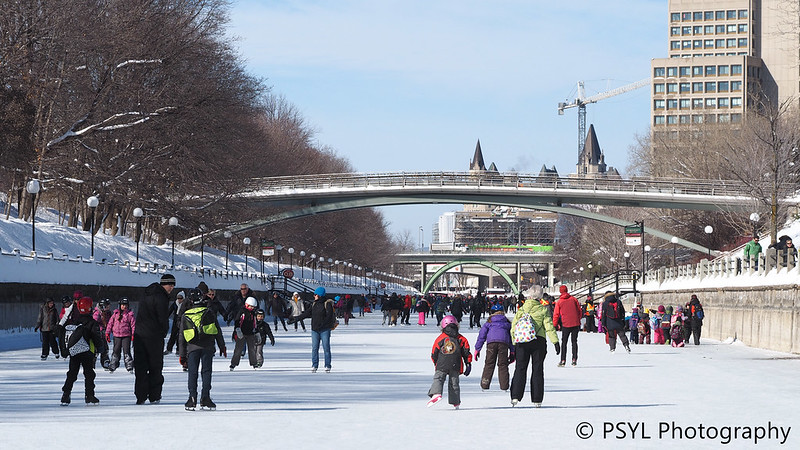 Skaters on Rideau Canal