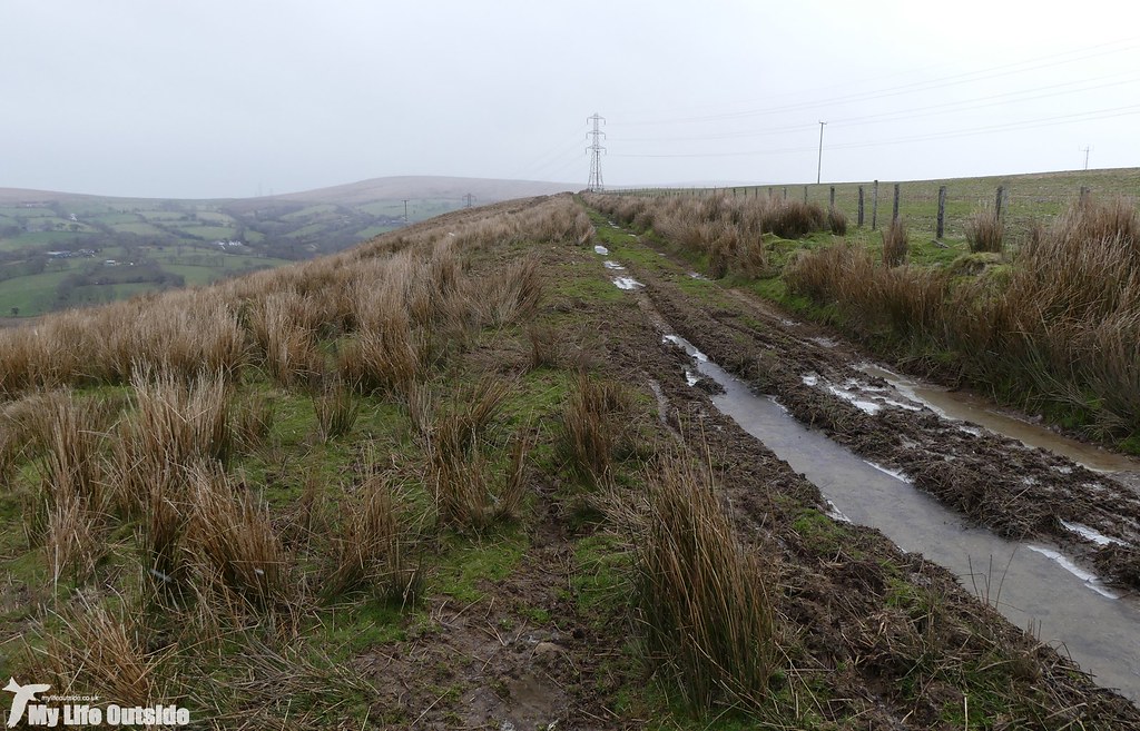 P1060855 - Route of the proposed Mynydd y Gwair wind farm access track