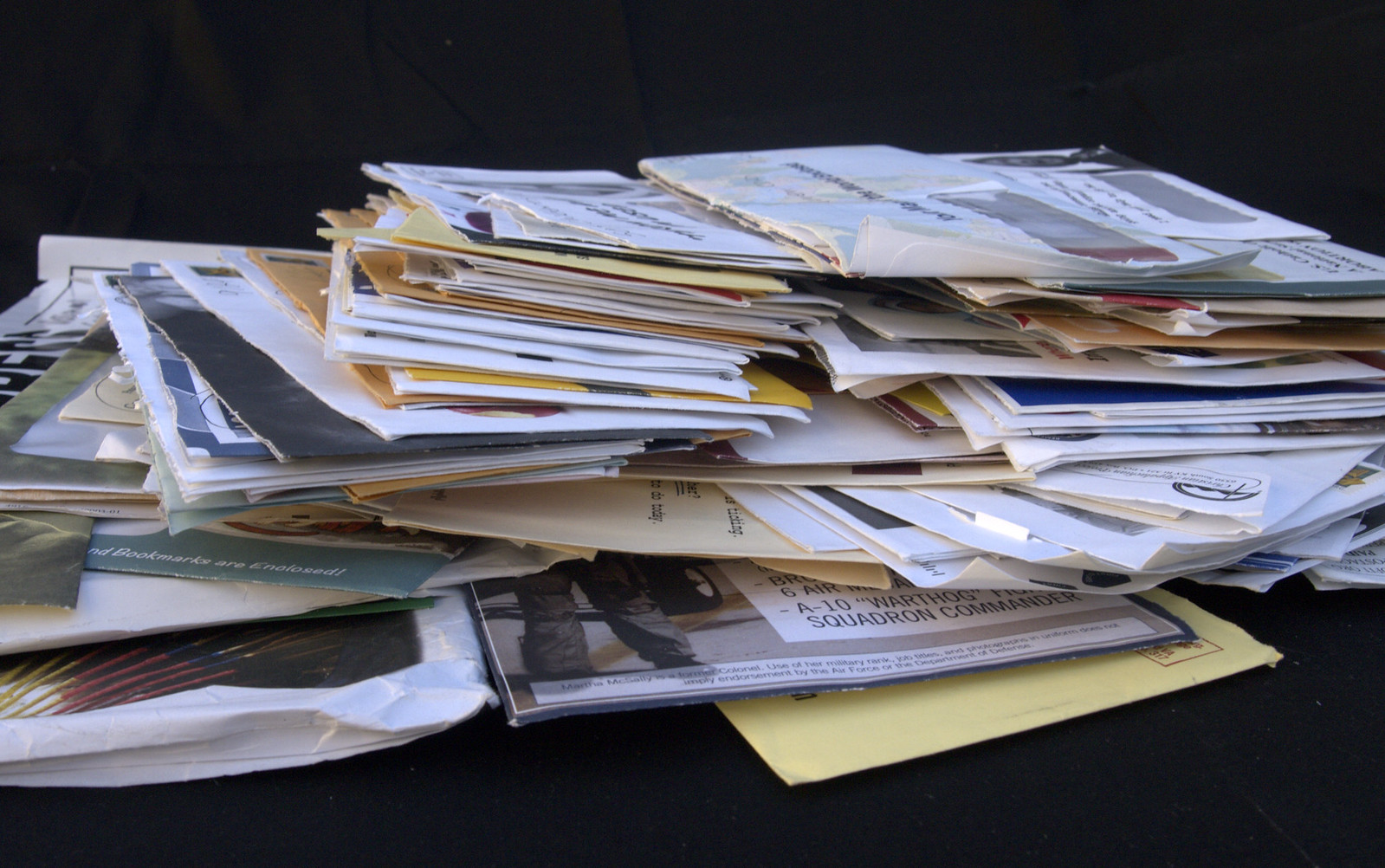 Pile of junk mail | by Judith E. Bell
