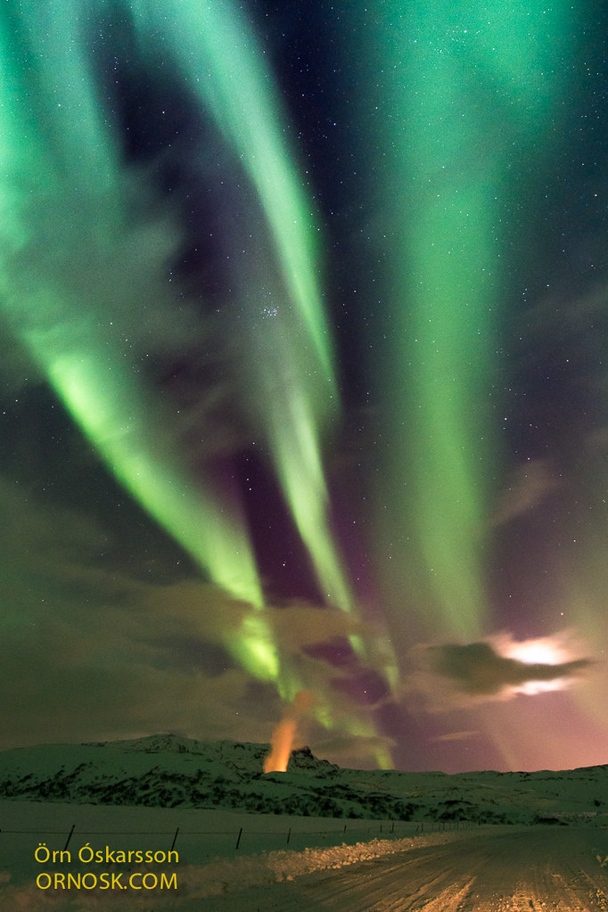 Norðurljós - Aurora borealis 1 March 2017