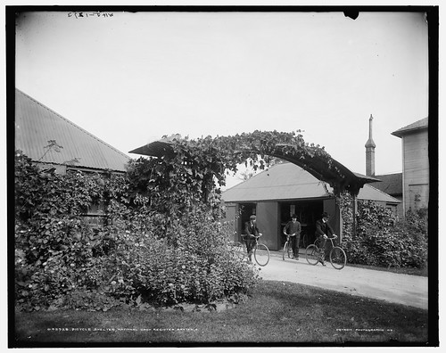 Bicycle shelter, National Cash Register [Company], Dayton, O[hio]