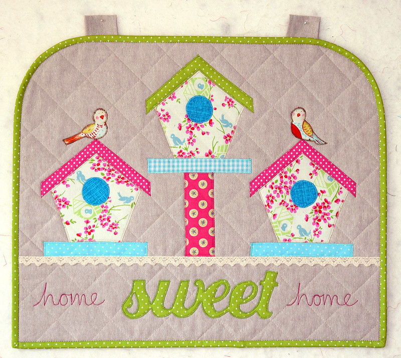Home Sweet Home Spring Wallhanging (British Patchwork & Quilting magazine April17)