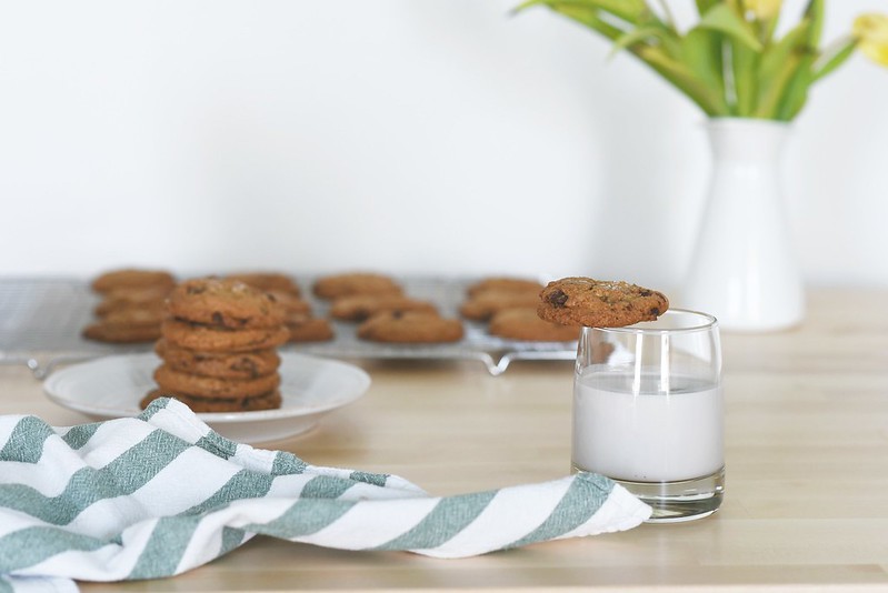 Mint-Chocolate Chip Cookies