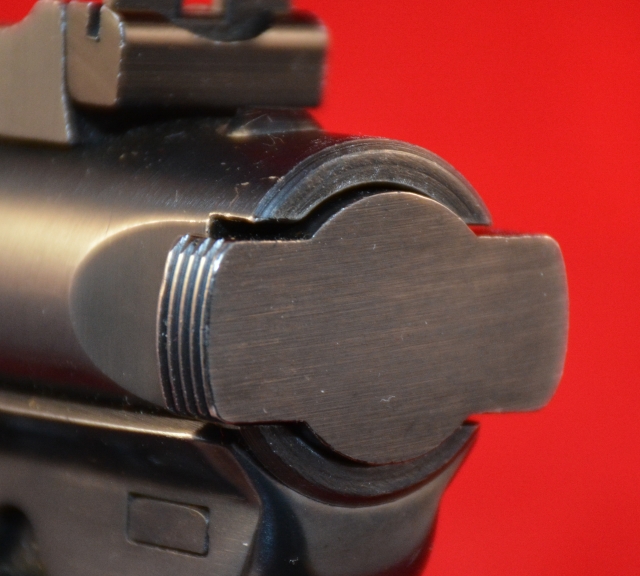 The bolt ears of a Ruger MK II