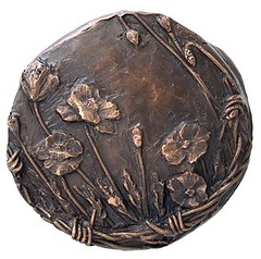 Rememberance medal by Susan Taylor reverse