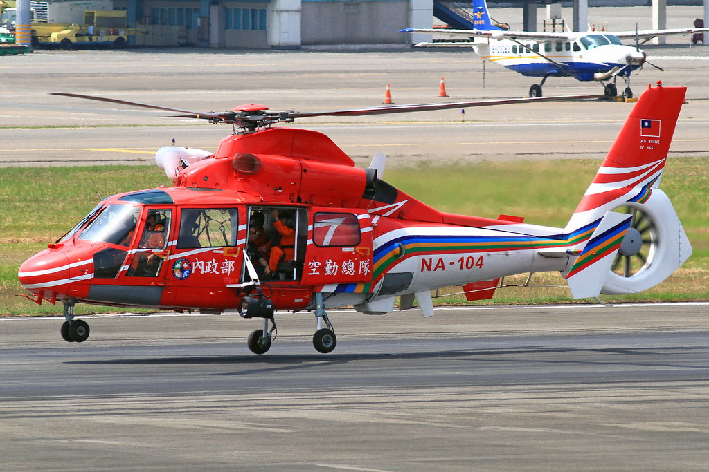 NA-104 Taiwan - National Airborne Service Corps Eurocopter AS-365N-2 Dauphin 2