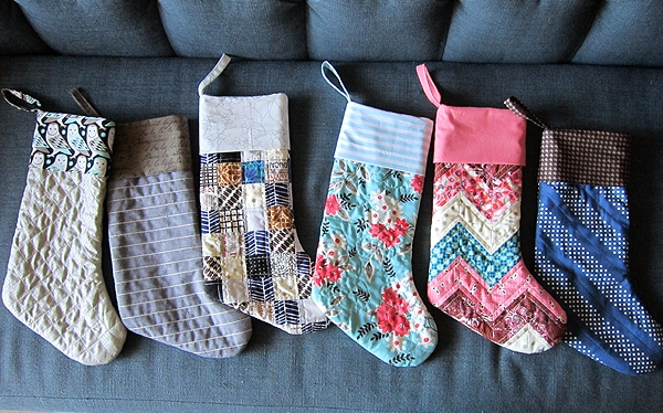happy, happy quilted Stockings!