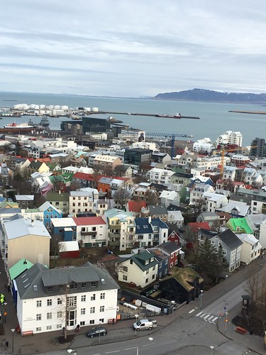 View of Reykjavik from church