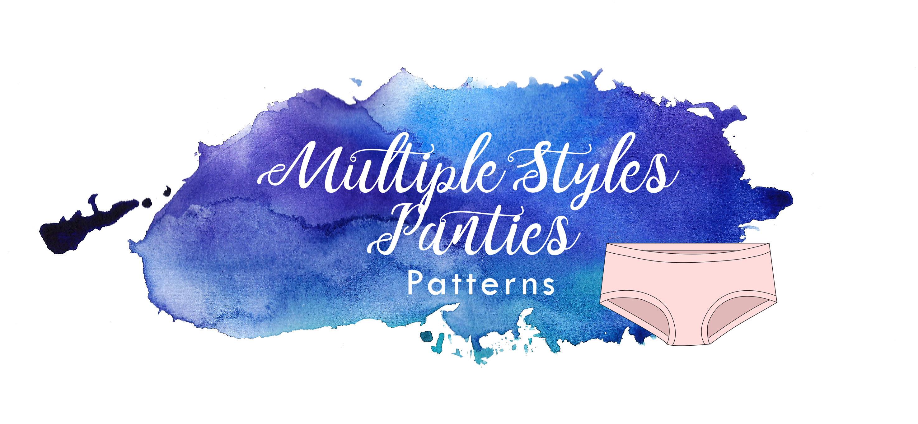 multiple cuts styles underwear knickers sewing patterns
