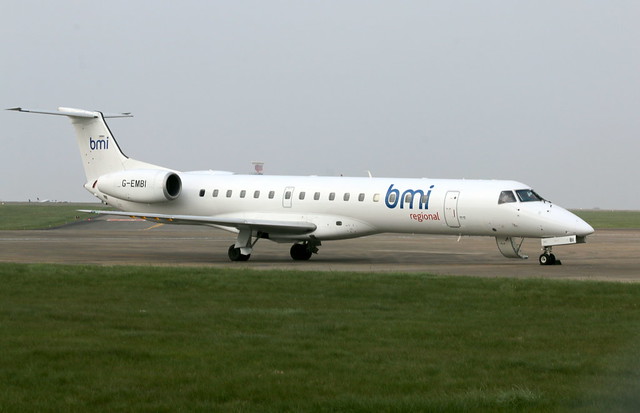 G-EMBI parked.