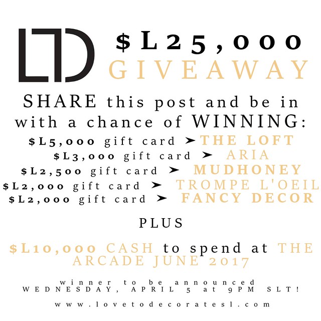 Fabulous Giveaway at Love to Decorate!