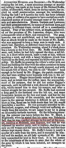 N Sell attempted murder 1845
