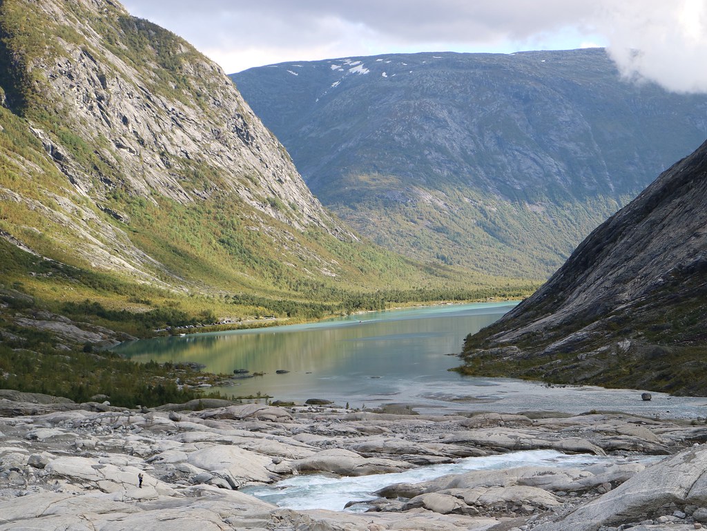 Valle glaciar en Noruega