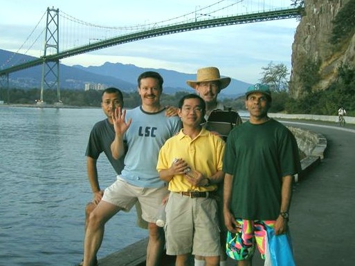 Photo: the Gang at Stanley Park - August 2004